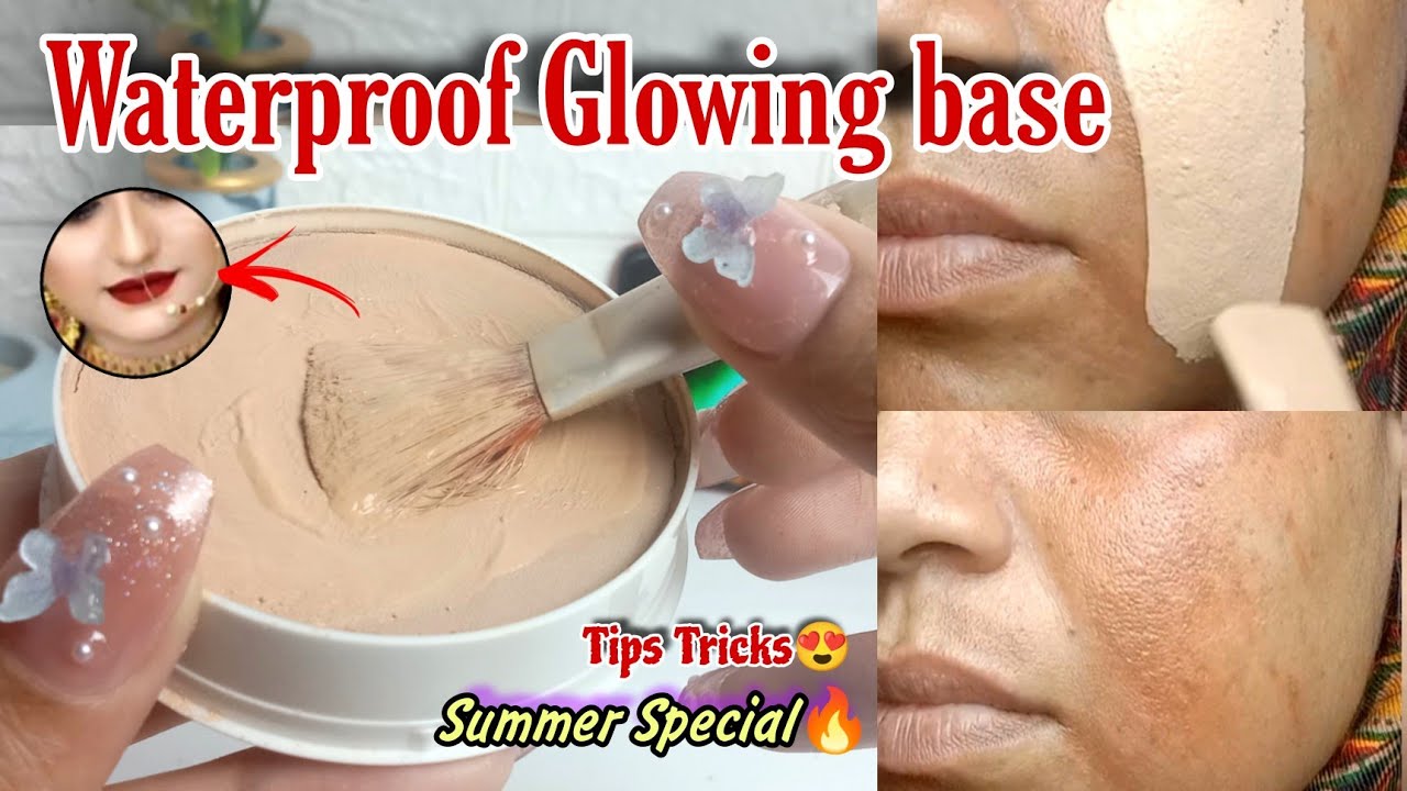 Waterproof base For Bridal Makeup | Waterproof base lagane ka tarika | aqua base review