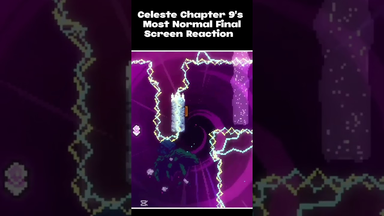 Celeste Chapter 9&rsquo;s Most Normal Final Screen Reaction #celeste #shorts