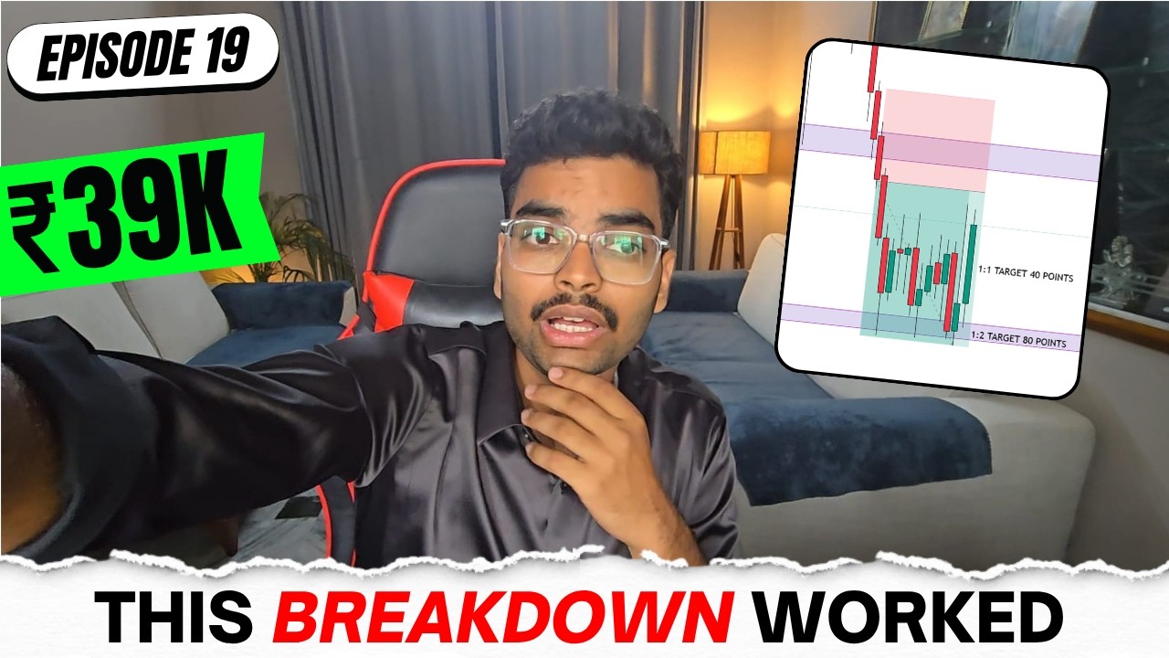 Booked 80 Points in Nifty 24,000 Level BROKEN | Live Trade Analysis | Episode 19