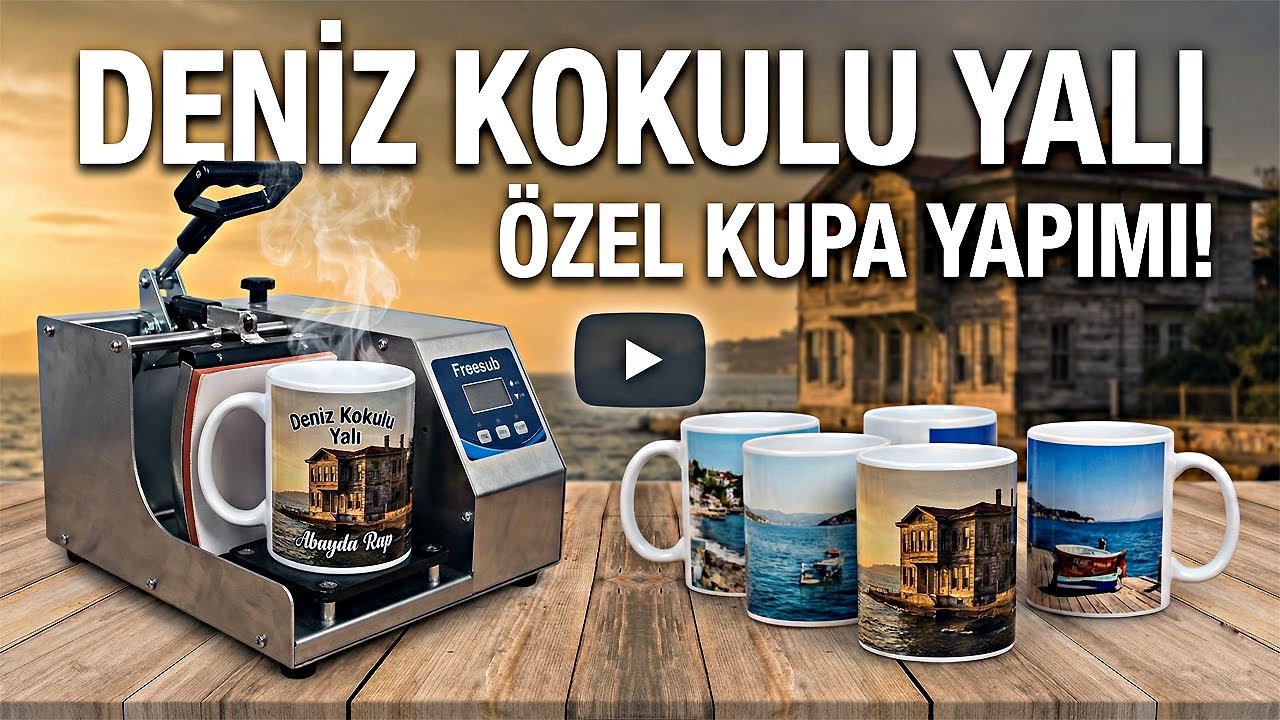 Kupa Baskı Nasıl Yapılır? | Freesub 2'li Kupa Baskı Makinesi Kurulumu ve Ayarları