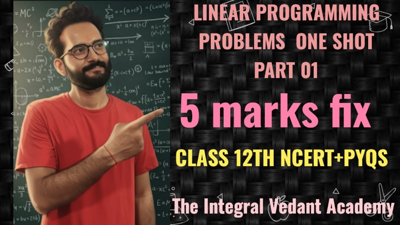LINEAR PROGRAMMING PROBLEMS (LPP)#ncert #cbseboard #cbse12thboard #theintegralvedantacademy 