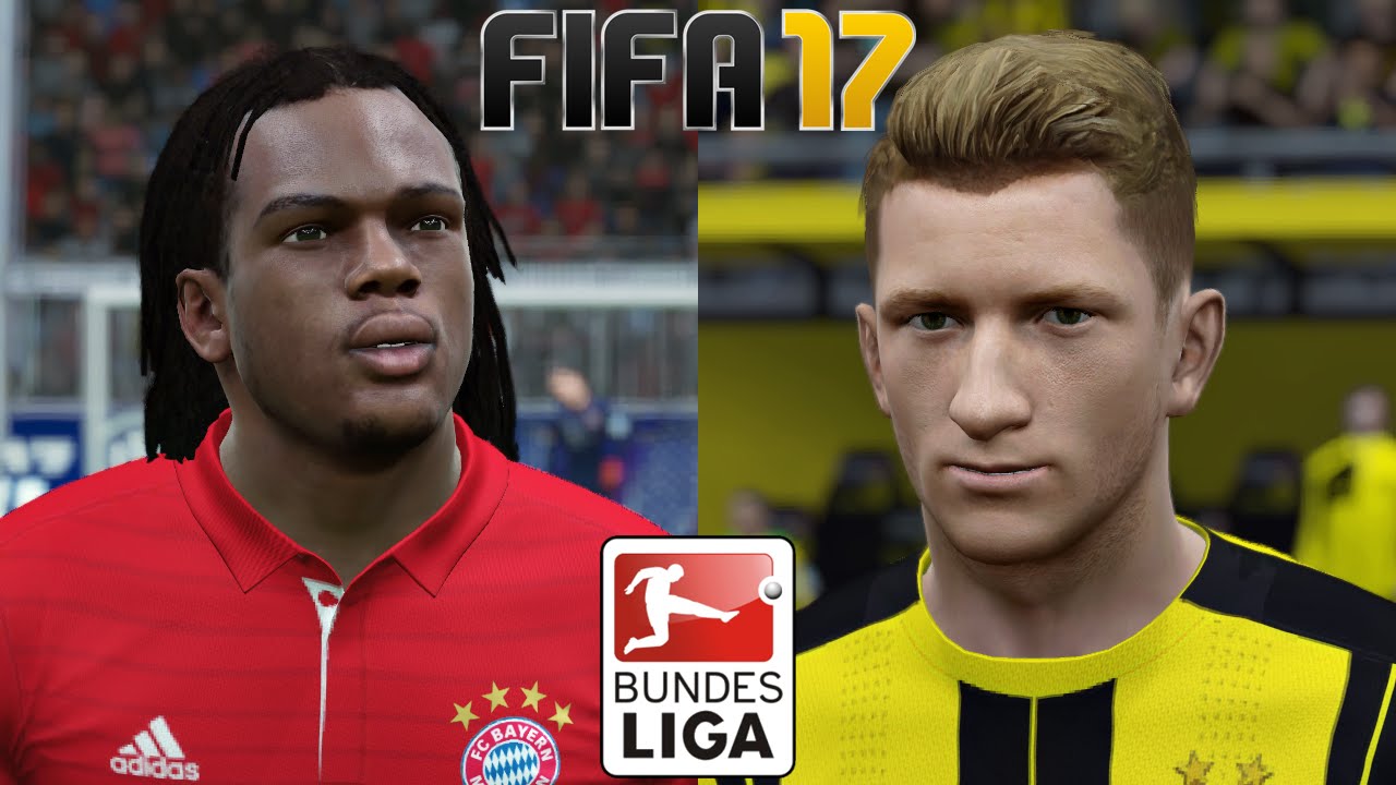 FIFA 17 - New Game Faces - Bundesliga - Sanches, Reus & more!