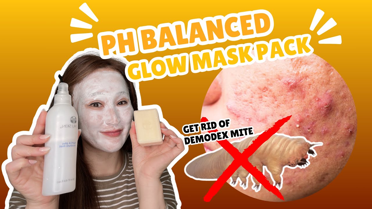 pH Balance, glow skin mask DIY pack & Treat Folliculitis with! Nuskin BodyBar, mist