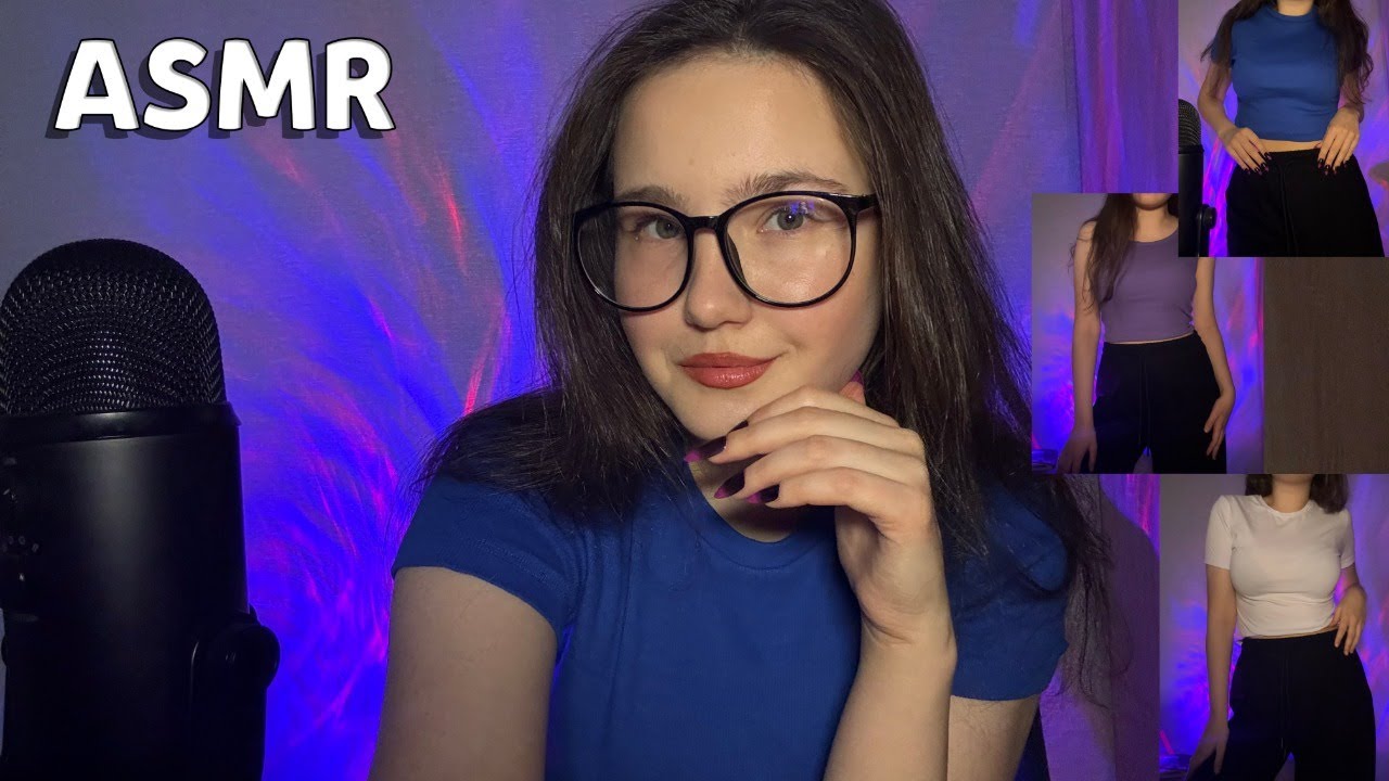 SUPER FABRIC SCRATCHING 👚 ASMR / Mouth & Nail Sounds, Collarbone Tapping