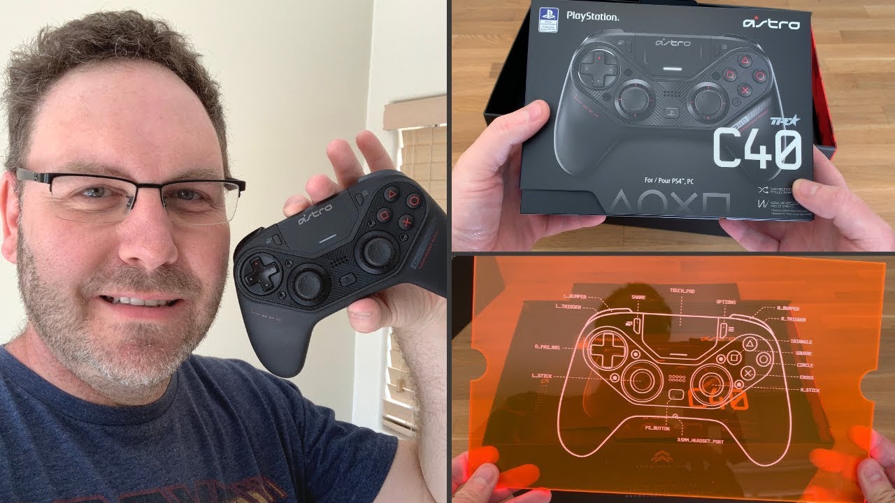 Rozpakowywanie kontrolera ASTRO C40 TR PS4 + PC (HD 4K)