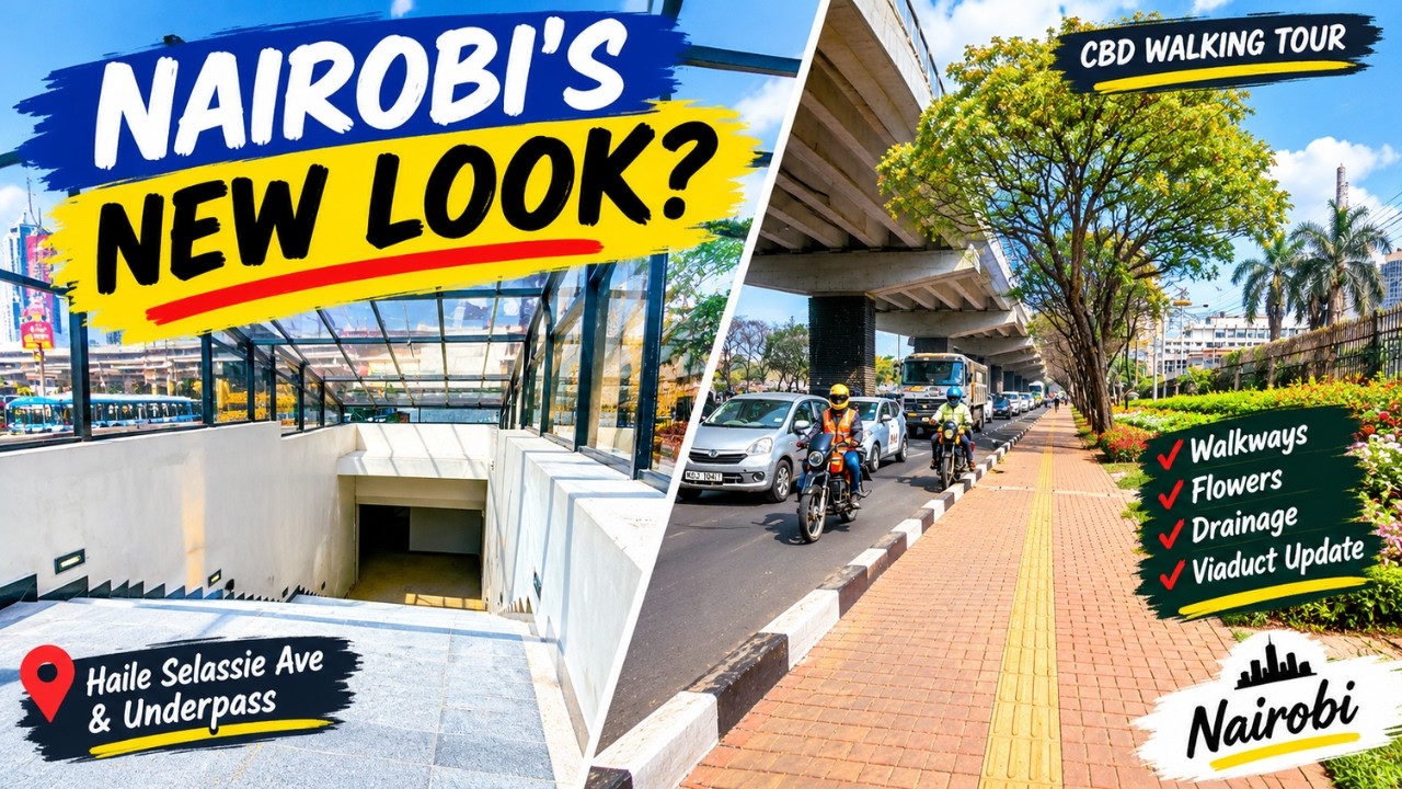 Nairobi&rsquo;s Biggest Makeover Yet? Flowers, Walkways & Viaduct Update