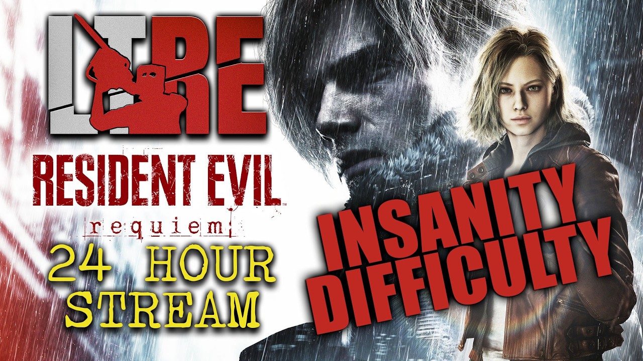 Resident Evil Requiem (PS5) - INSANITY DIFFICULTY (New Game) | 24 HOUR LIVE STREAM - PART 2