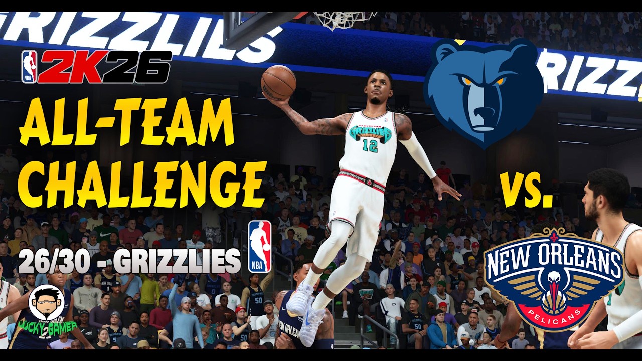 NBA2K26 All-Team Challenge|GRIZZLIES| JA MORANT GOES OFF: Grizzlies Spoil Zion’s Arrival in Memphis!