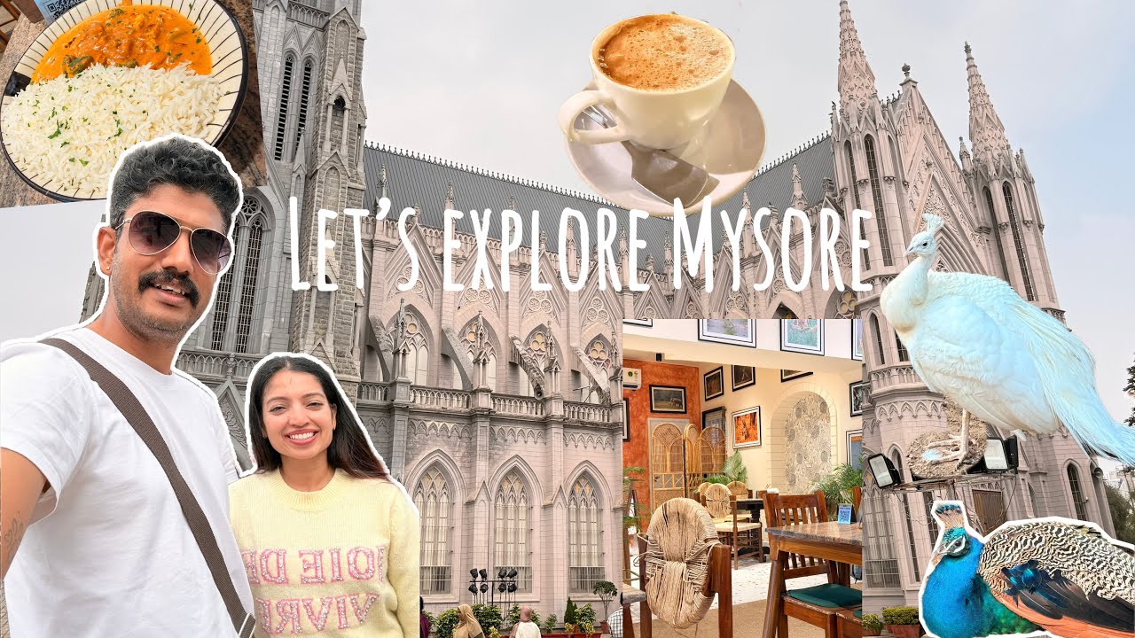 Day 2: Cycling around Mysore Palace, exploring cafés, movie and more