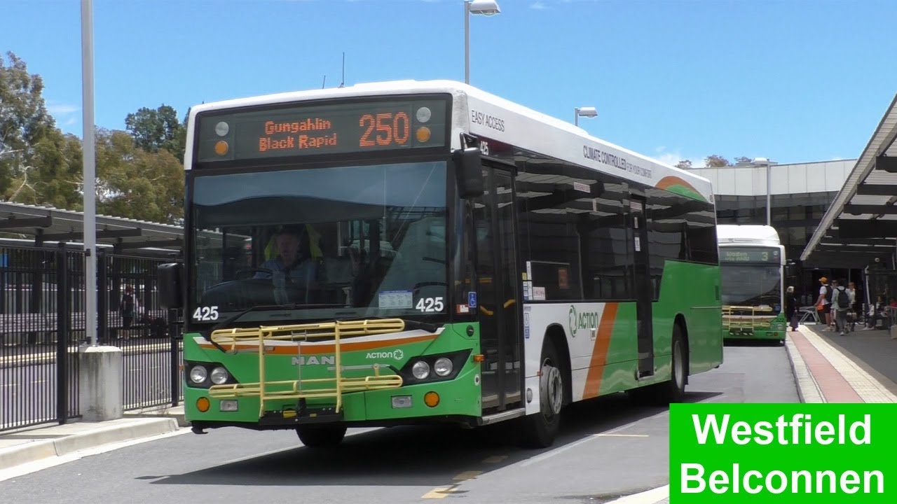 Buses at Westfield Belconnen Bus Station - Canberra Transport