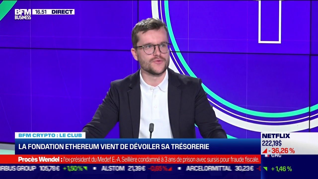 La fondation Ethereum vient de d&eacute;voiler sa tr&eacute;sorerie 20/04