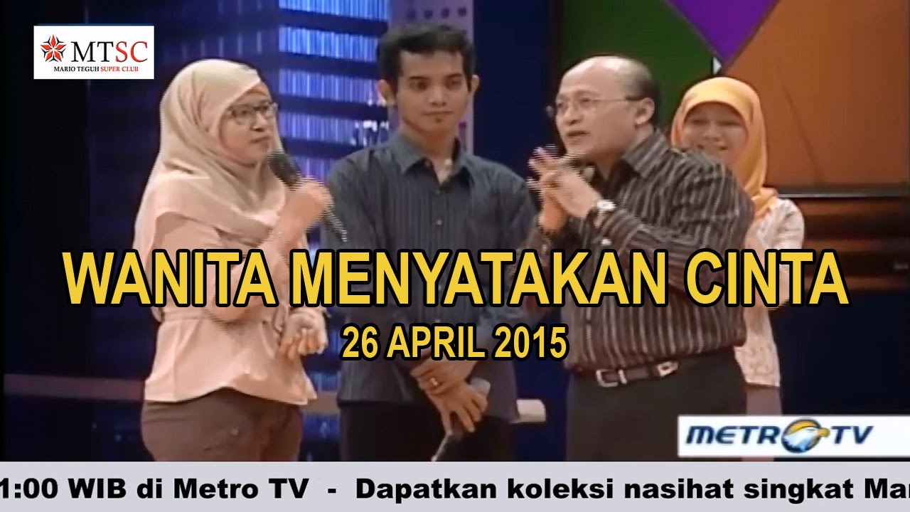 Mario Teguh - Wanita Menyatakan Cinta