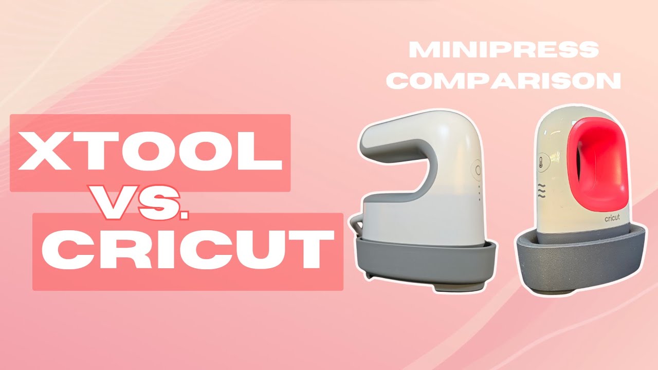 Which Mini Press is better for HTV and Sublimation? -- xTool vs Cricut Comparison