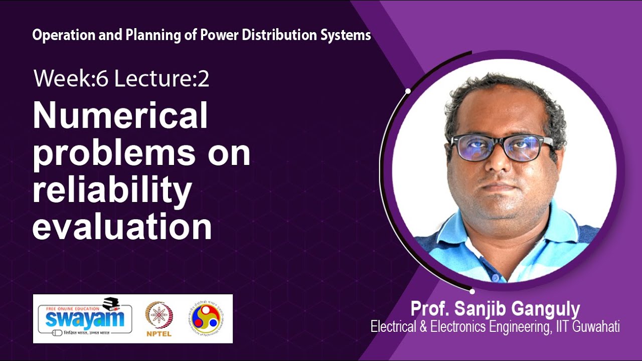Lec 17: Numerical problems on reliability evaluation
