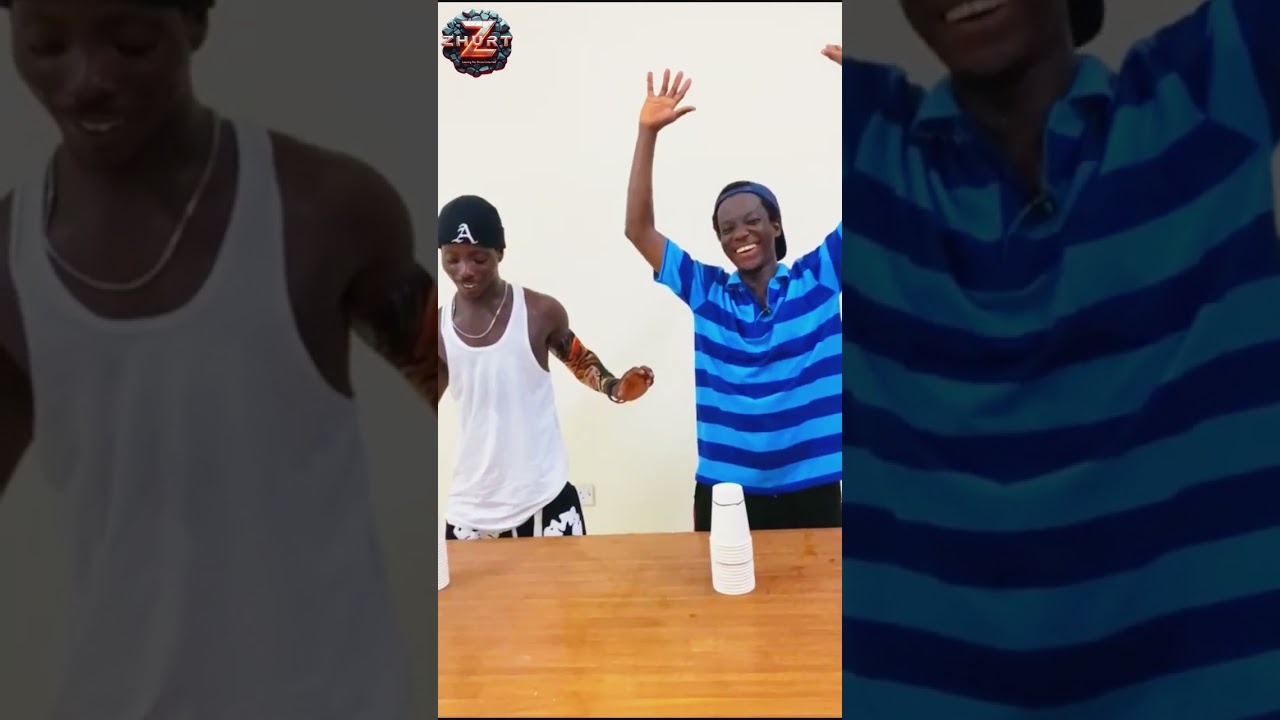 Who Can Build the Fastest Cup Pyramid? #mrbeast #shorts #short