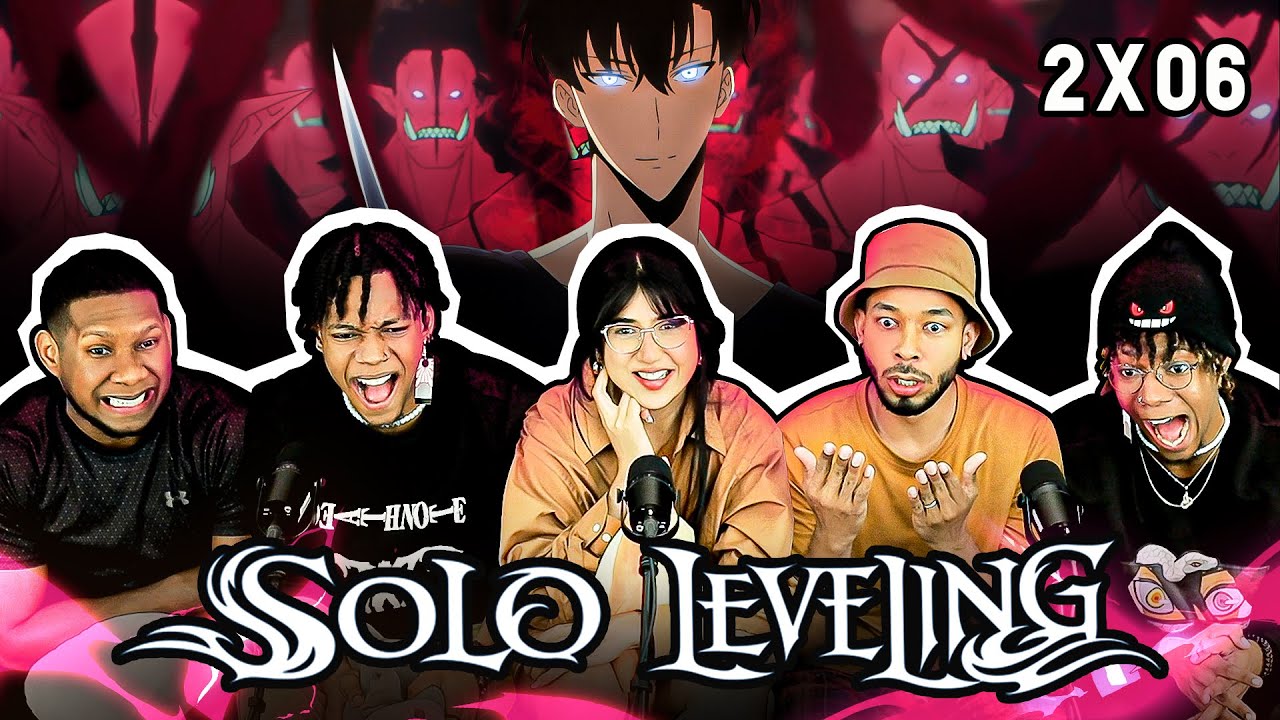 Jin Papi-Woo Vs. Kargalgan 🥵 | Solo Leveling 2x6 Reacción