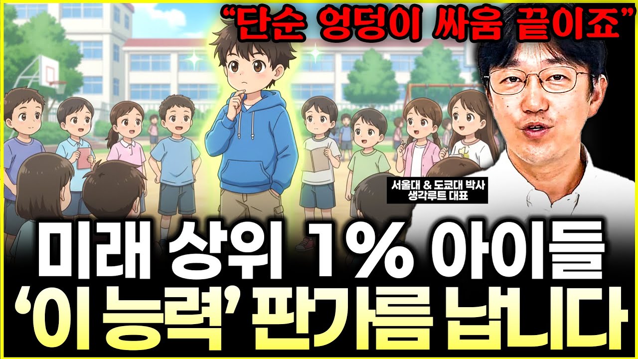학원 뺑뺑이 돌려도 제자리인 이유. '이 능력' 모르면 AI 시대에 무조건 노예 됩니다. l대표 이창준(통합)