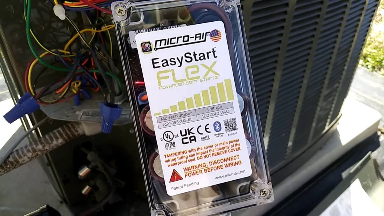 Easy Start Flex installation on a Trane 4 ton XR Heat Pump