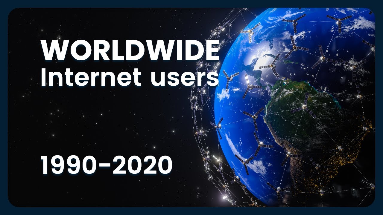 Number of people using Internet (Worldwide) 1990-2020 #world #internet #chart #statistics