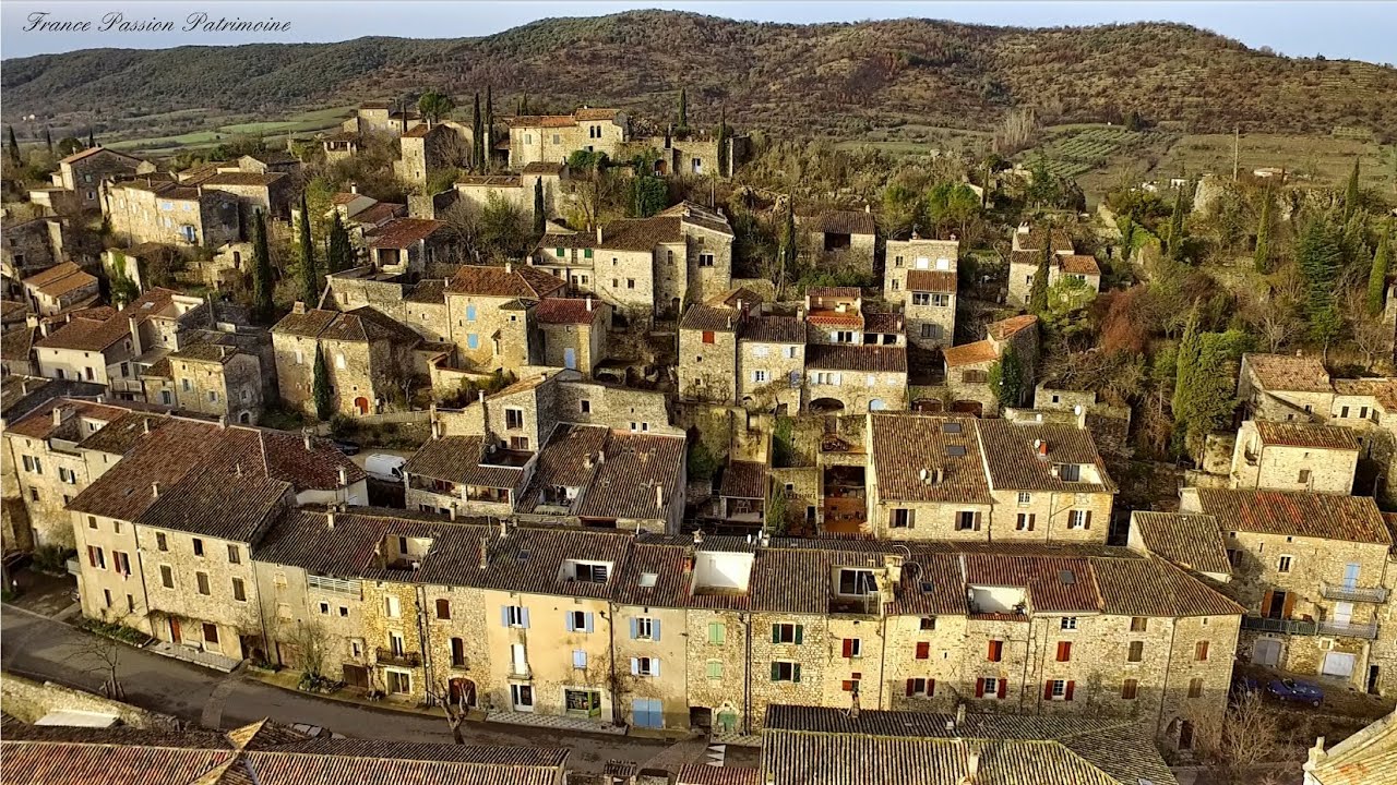 Lagorce, la vallée de l'Ibie et le gour de la Sompe