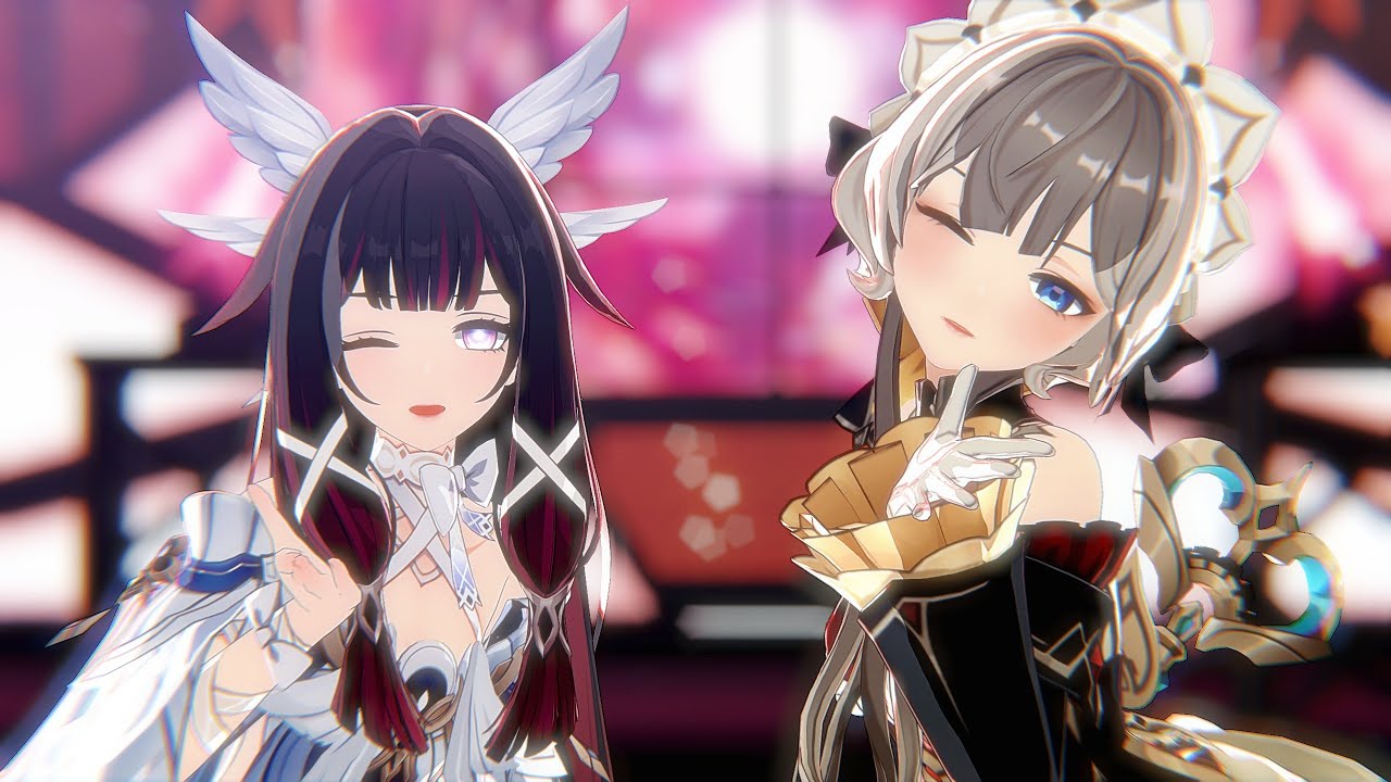 Genshin Impact｜愛包ダンスホール｜Sandrone × Columbina #Sandrone #Columbina #GenshinImpact #Genshin #MMD