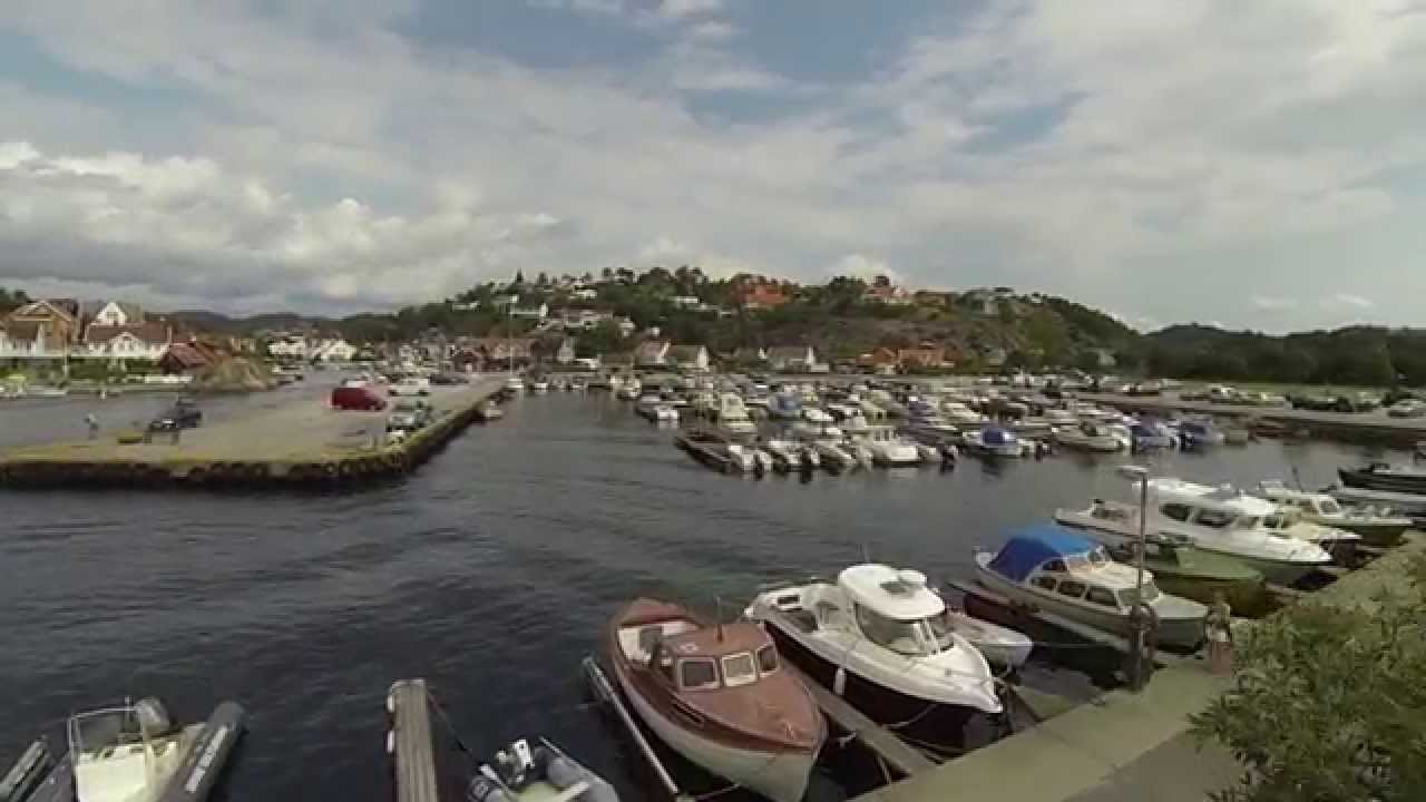 H&oslash;llen, S&oslash;gne, Norway Quadcopter Aerial video
