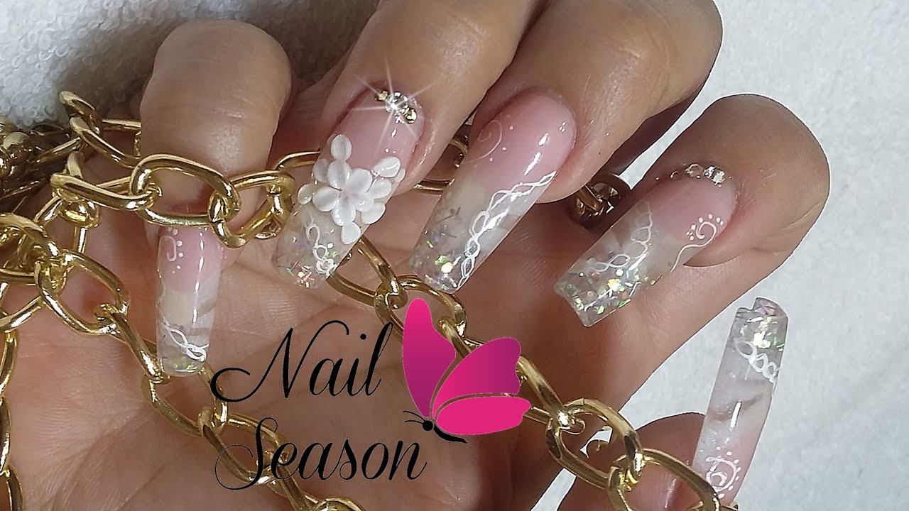 U&ntilde;as decoradas paso a paso. Como hacer u&ntilde;as acrilicas de novia 2016