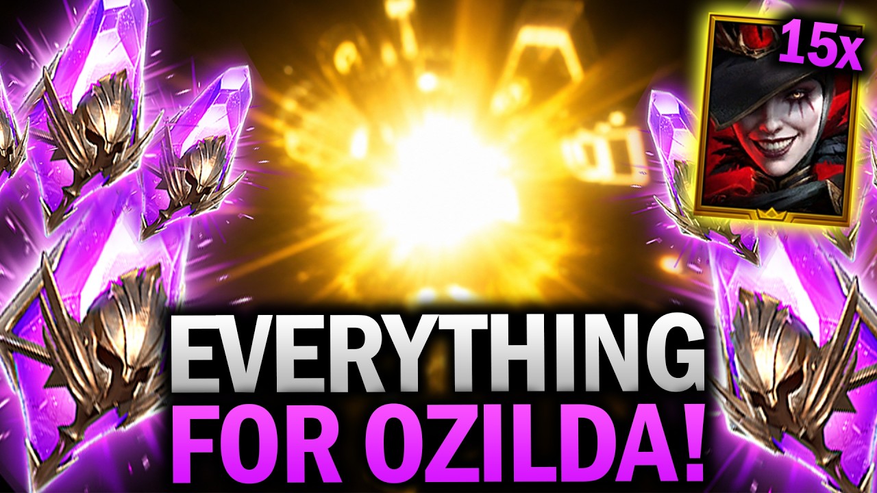 Ozilda is on Boost... WE HAVE TO PULL EVERYTHING! (2x Void Shard Pulls) - Raid Shadow Legends