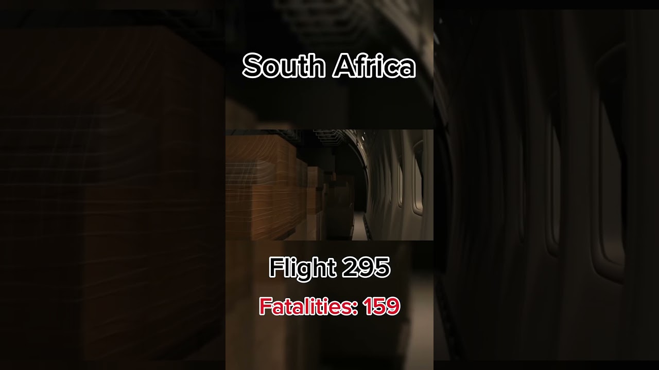 The deadliest crash of each country. Part 6 South-African-Airways Flight 295 #aviation #plane #crash