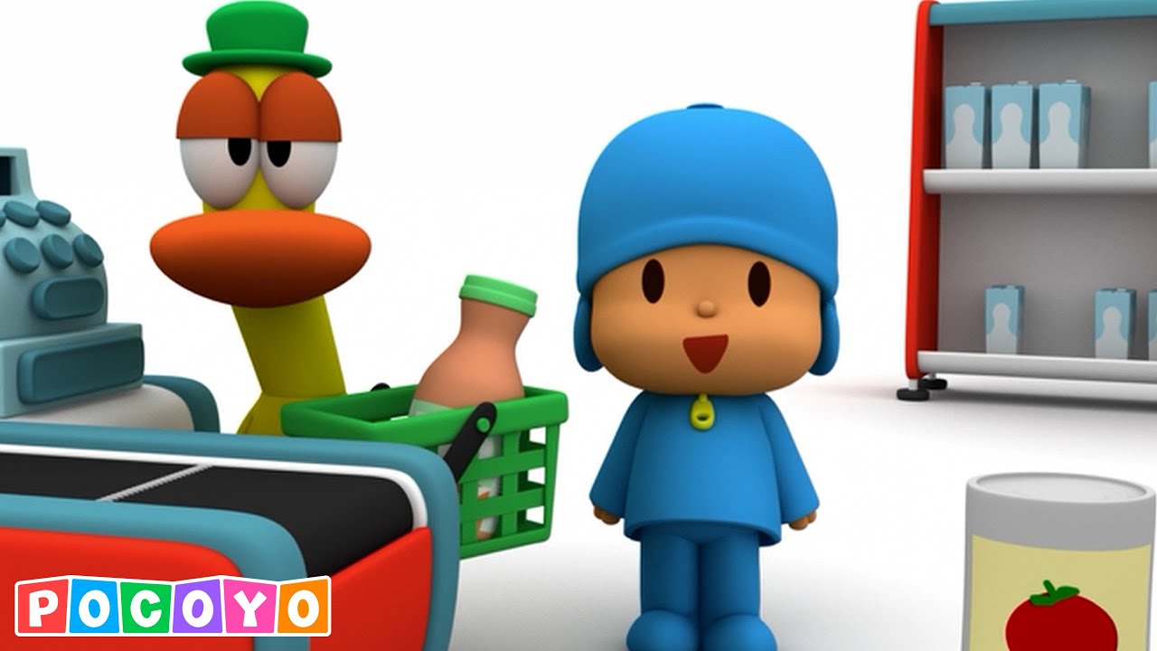 🛒 你不会相信波可优在超市买了什么！(S3EP35) | 让我们和 Pocoyo 和朋友们一起玩吧 | Pocoyo - 中国儿童动画 | 最新全集