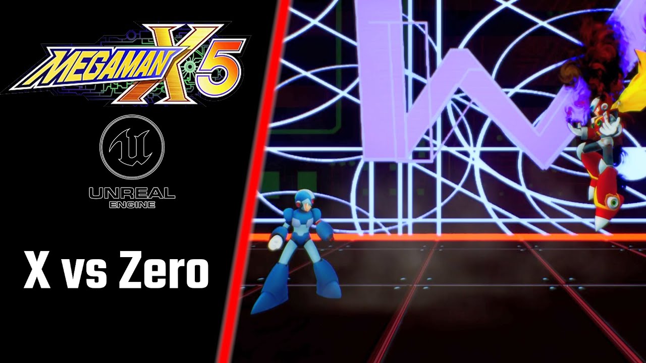Mega Man X5 UE5 | X vs Zero