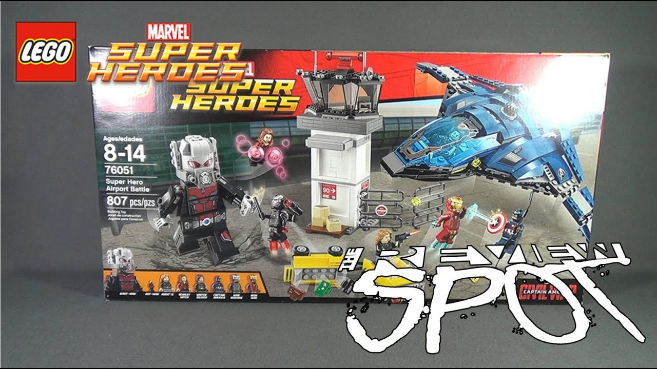 Toy Spot - Lego Marvel Super Heroes Captain America Civil War 76051 Super Hero Airport Battle
