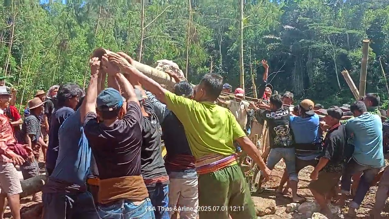 Pakelo Leatung sangalla, tgl 01 Juli 2025 Alm Ne'Banga'/ Gotong royong/Toraja Unik part 08