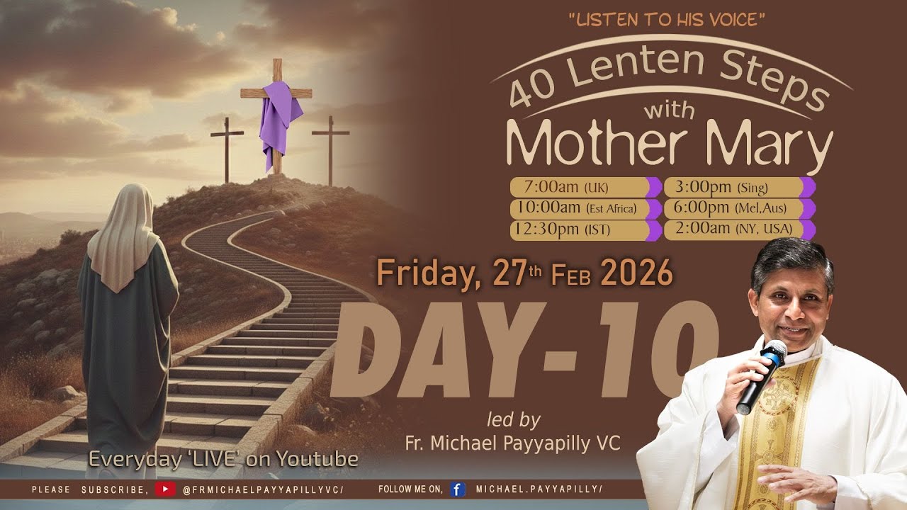 Listen to His Voice - 40 Lenten Steps with Mother Mary - Day 10