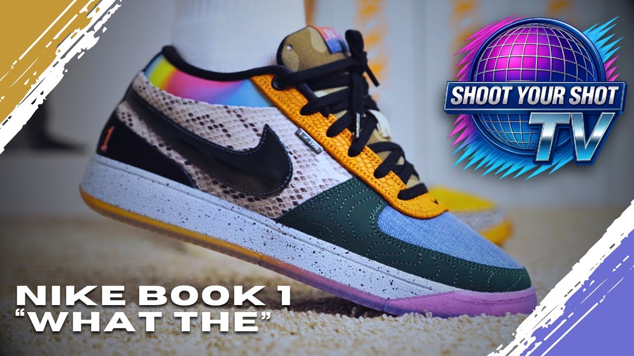 Предварительный взгляд и обзор Nike Book 1 «What The»!