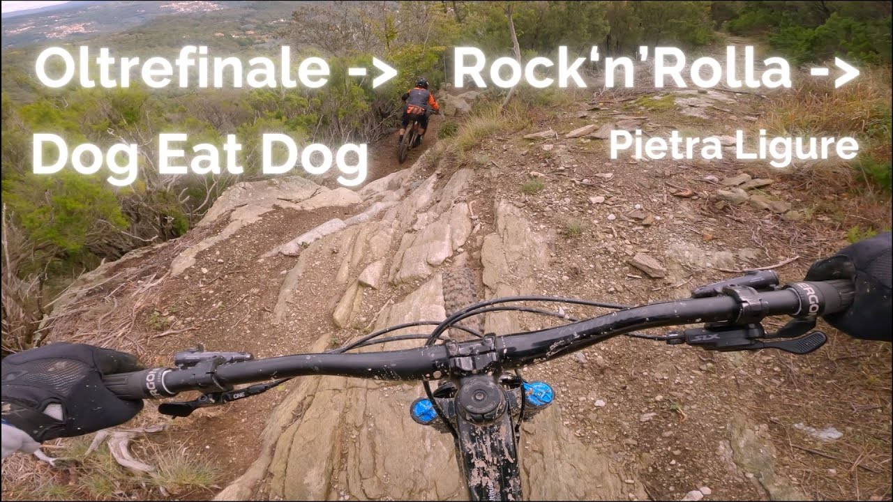 Oltrefinale to Rock'n'Rolla to Dog Eat Dog  |  Pietra Ligure  |  Finale Outdoor Region  |  MTB Italy