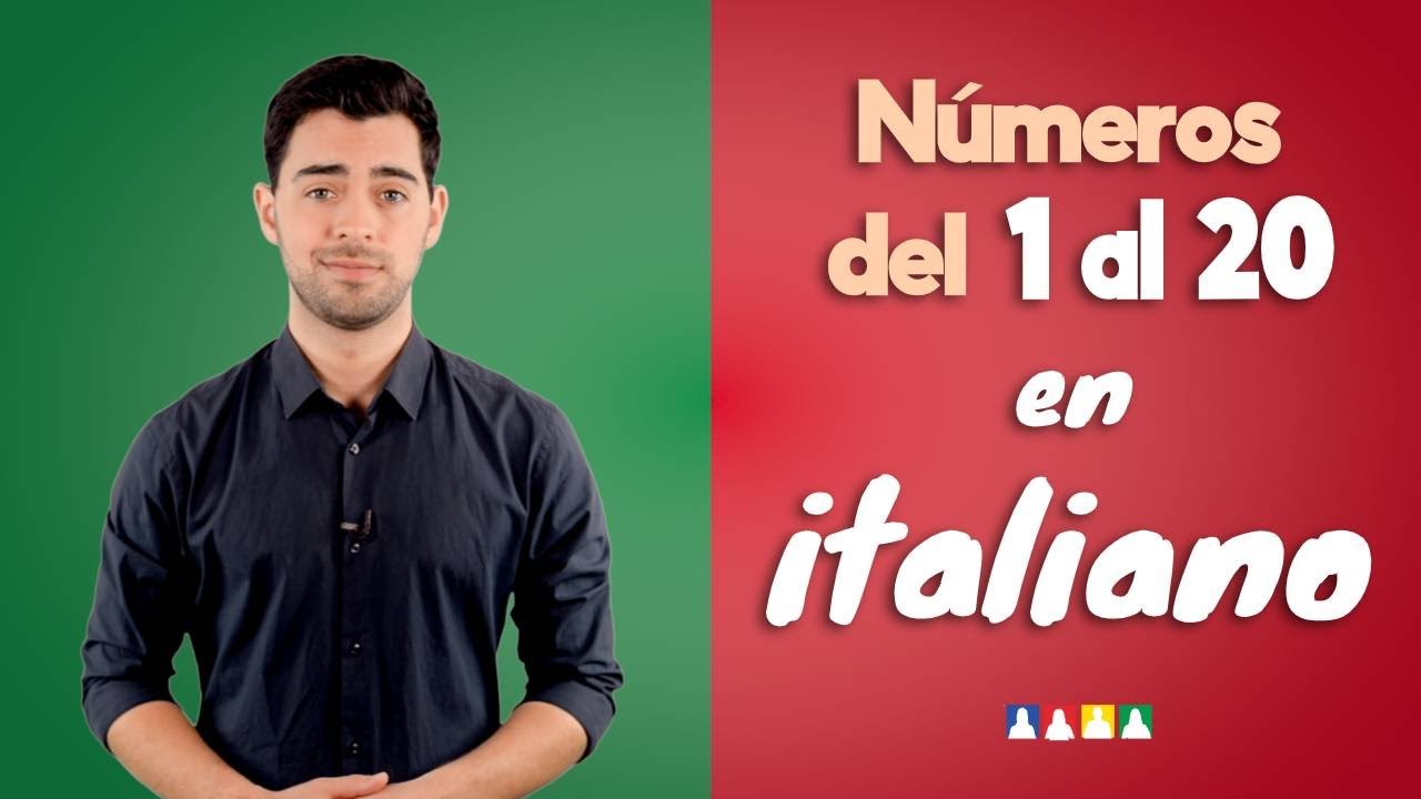 Números en italiano del 1 al 20 | Los numeros en italiano del 1 al 20 con pronunciacion