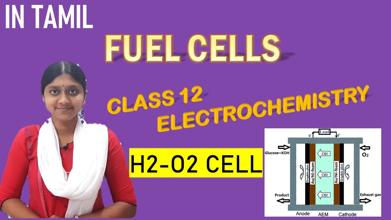 Fuel Cells | In Tamil| Electrochemistry | Class 12| H2-O2 Cell|