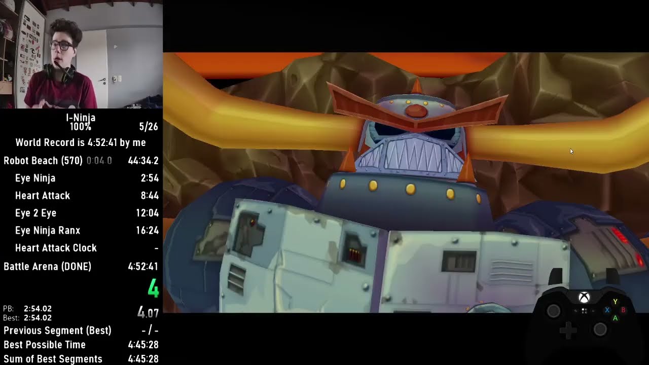 I-Ninja 100% Speedrun in 4:39:06