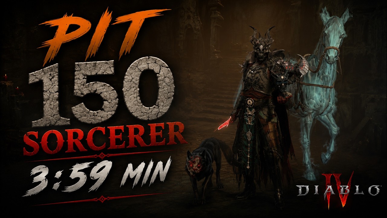 Pit 150 in 3:59 | Ball Lightning Sorcerer | Diablo 4