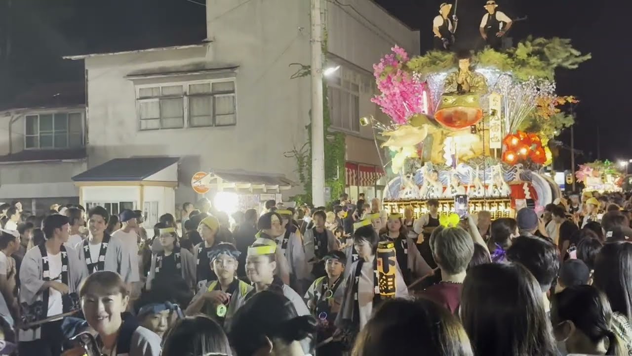 2025紫波 日詰まつり 山車・神輿パレード   志賀理和気神社奉祝大祭