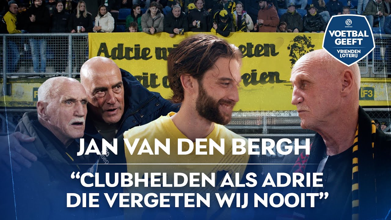 💛🖤 Alzheimer-patiënt Adrie is het hart van NAC Breda #VoetbalGeeft #VriendenLoterij