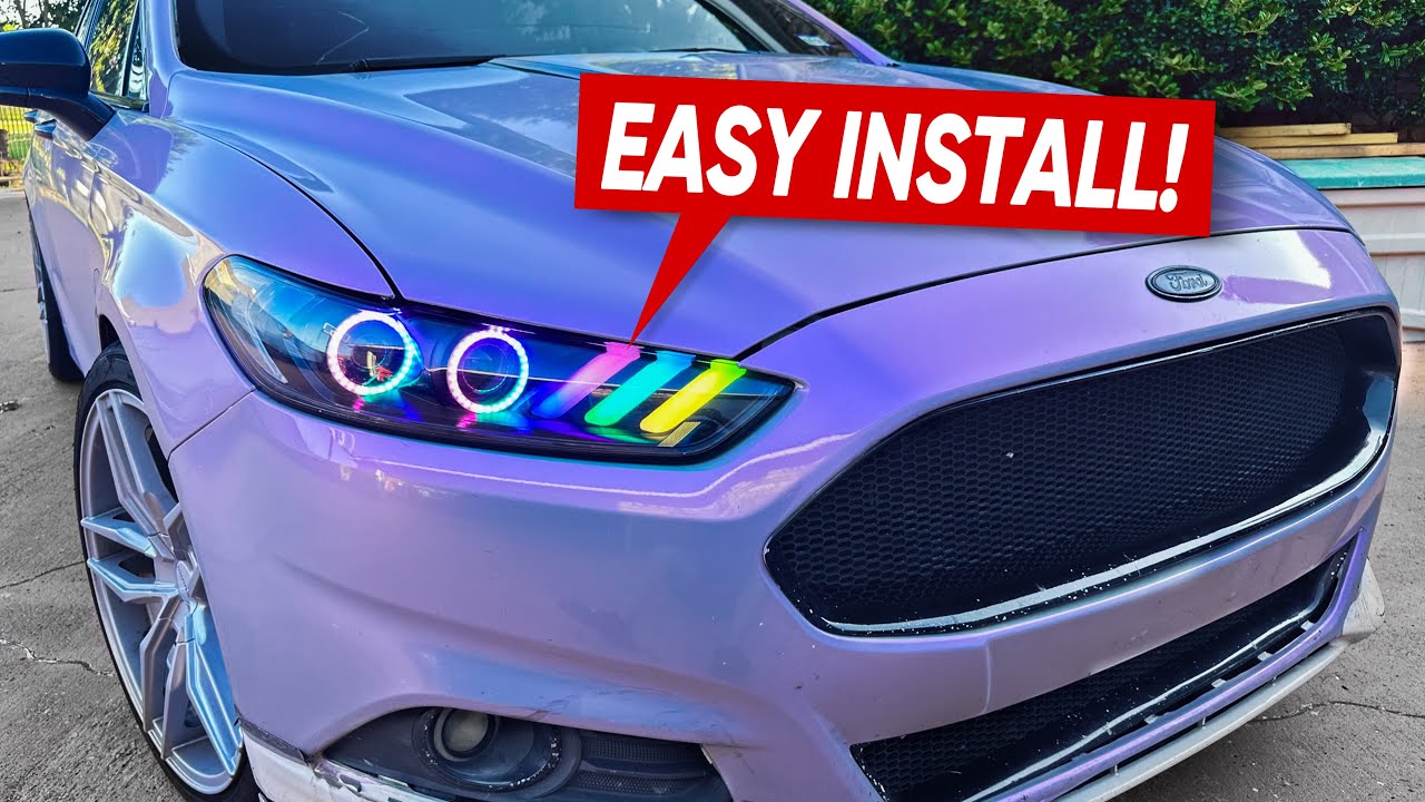 Ford Fusion RGB Headlights!