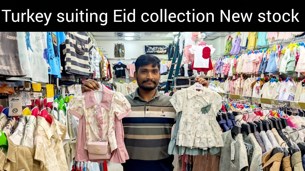 Kids wear // Eid collection New stock,, baby baba garments summer collection wholesale market 