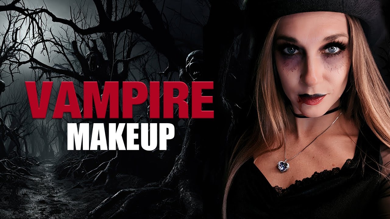 Easy Vampire Makeup | Goth Halloween Makeup