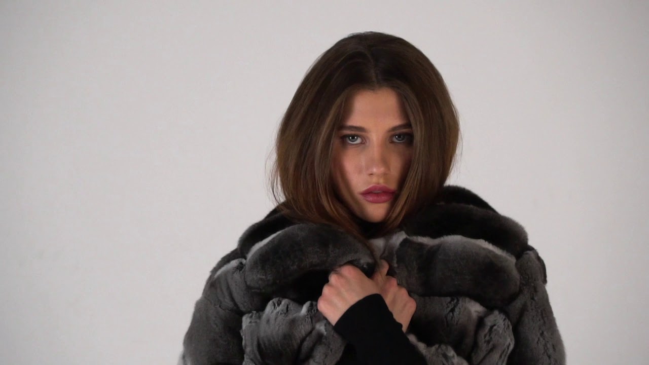 Chinchilla fur coat
