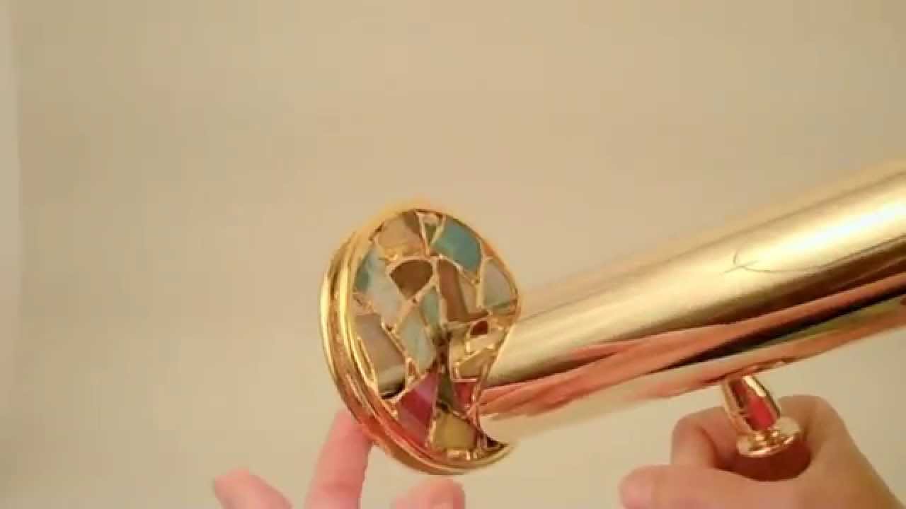 Large Brass Signet Kaleidoscope by Chesnik Studios