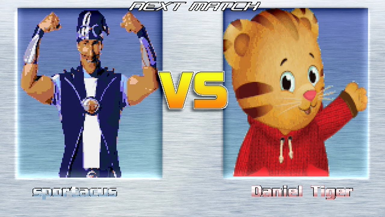 M.U.G.E.N BATTLES | Sportacus vs Daniel Tiger | Lazy Town vs Daniel Tiger's Neighborhood