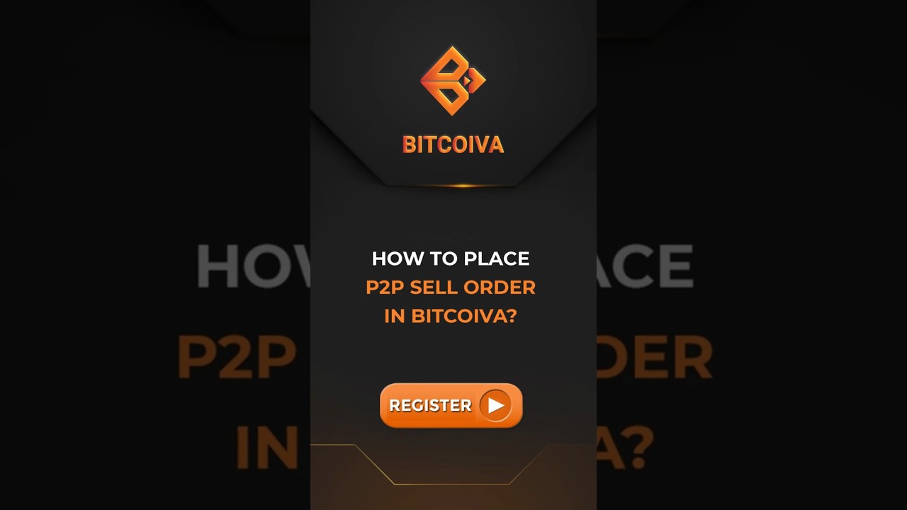 How to place sell Order in Bitcoiva P2P? English Version #p2ptrading #bitcoiva