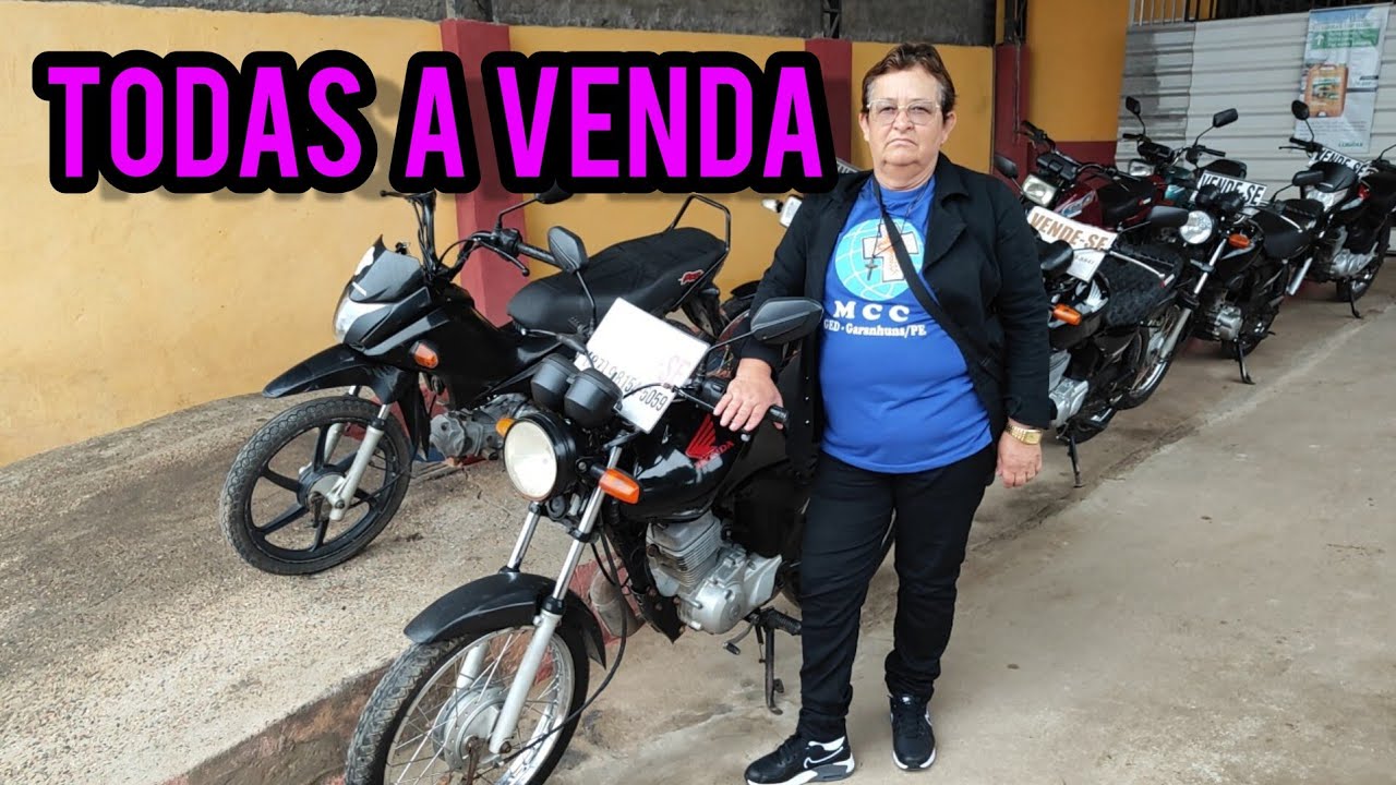 MOTOS USADAS A VENDA NO NORDESTE 17-09-2023 Domingo #motos